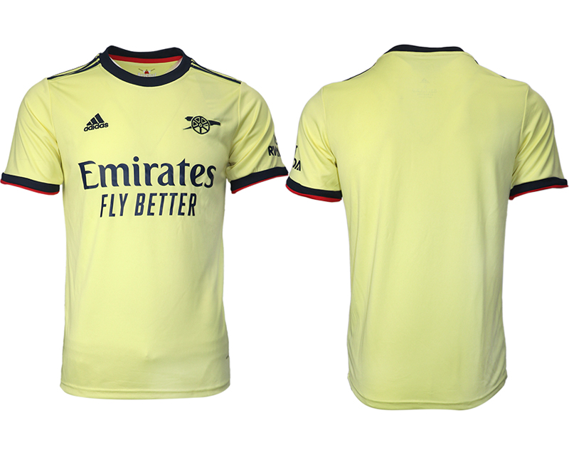 Men 2021-2022 Club Arsenal away aaa version green blank Soccer Jersey->bayern munich jersey->Soccer Club Jersey